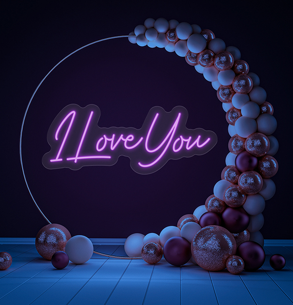 I Love You - LED Neon Sign